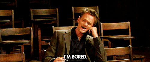 barney is bored in class gif